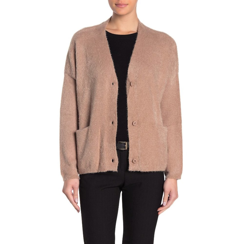 NWT Nordstrom Michelle Nicole Fuzzy Knit Cardigan